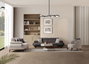 Atelier Del Sofa Bonjo Walnut - Anthracite Sofá de 3 Plazas